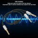 thumbnail image 3 of Cable divisor en Y de 635 mm a doble de 635 mm conector chapado en oro Cable estéreo profesional de 16 pies y 1/4 pulgadas de 635 mm para mezclador para micrófono, 3 of 8