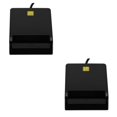thumbnail image 1 of Monstrate Acceso a tarjetas portátiles simplificado con lector de tarjetas inteligentes USB Lectores de tarjetas inteligentes Plug and Play Tipo 1 2Conjunto, 1 of 1