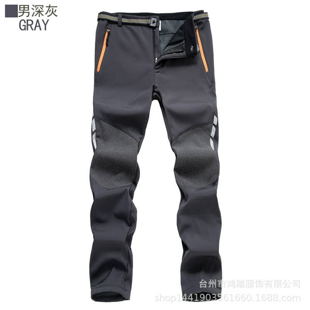 Pantalones de senderismo para hombres Pantalones de senderismo para hombre escalada al aire libre senderismo Camping finos sueltos informales deportivos bolsillos con cremallera pantalones de secado r