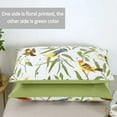 thumbnail image 5 of PERFEMET 100% Cotton Green Leaves Birds Print 1000 Thread Count Pillow Cases, Queen (2 Count), 5 of 6