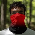 thumbnail image 4 of Gradient Color Summer Neck Gaiter for Unisex Sun Protection Cooling Thin Face Mask Neck Scarf Sunscreen Breathable Bandana for Cycling Fishing 1 PC Red One Size, 4 of 7