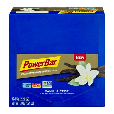 PowerBar Protein Bar, Vanilla Crisp, 8g Protein, 12 Ct