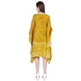 thumbnail image 3 of Moomaya Printed Cold Shoulder Kaftan Cover Up For Women Sundress Caftan Dress, 3 of 6