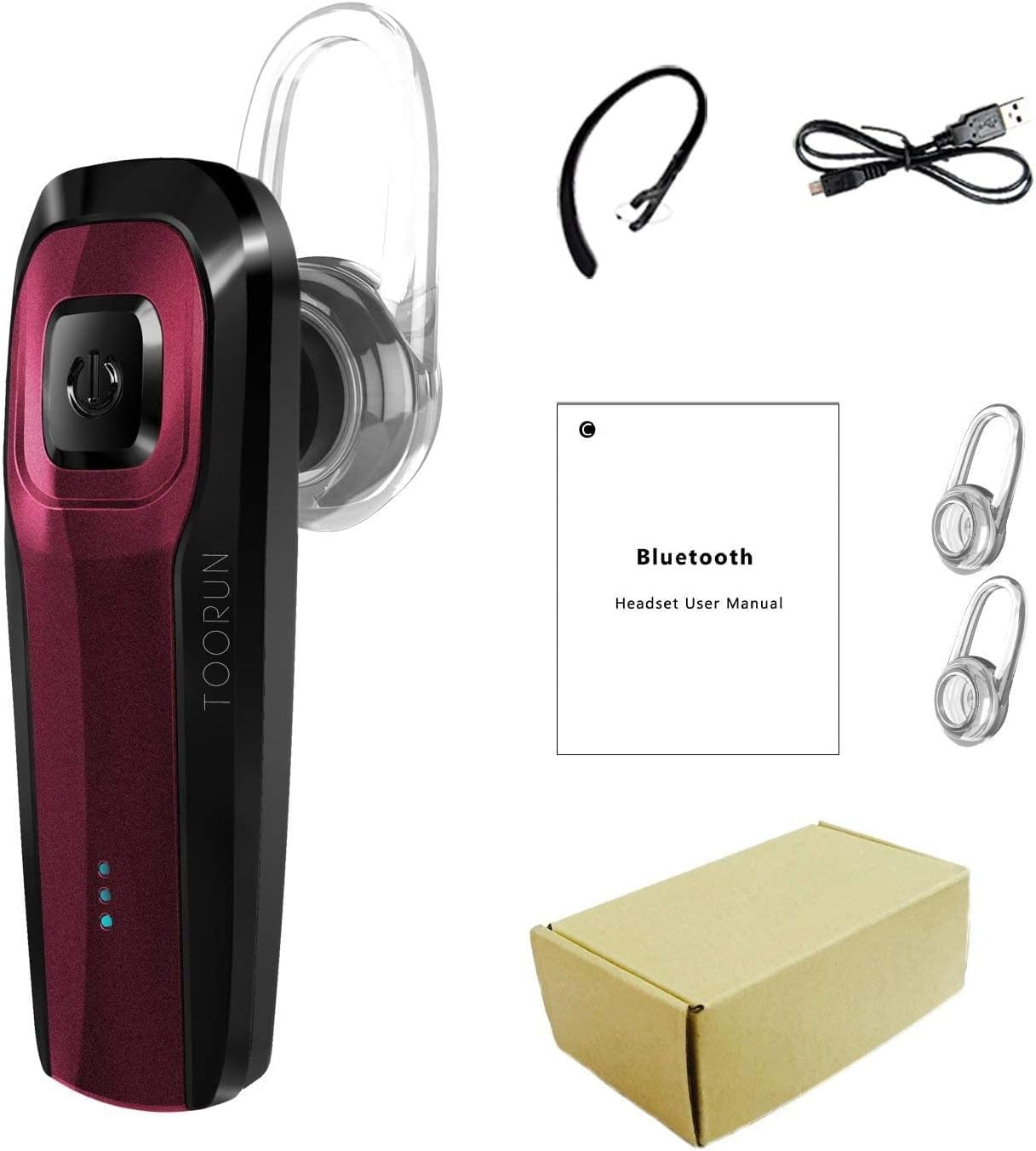 TOORUN Bluetooth Earpiece M26 Bluetooth Headset Handsfree