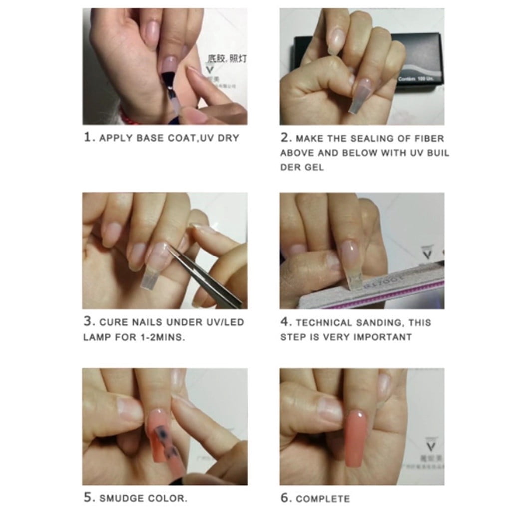 Coffin Shaped Nail Tips Full Cover Nails Coffin Clear Coffin Nails Short Length Acrylic Clear Nails Long Short Coffin Nail Tips Half Cover Coffin Nail Tips for Acrylic Nails Natural Nails for Acrylic