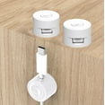thumbnail image 6 of Floleo 6PCS Magnetic Cable Organizer,Desktop Cable Management Clips for Phone Charger USB Data Cords,Cord Holder Wire Organizer for Office Home Desk Accessories,Strong Adhesive Durable Plastic Design, 6 of 6