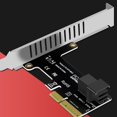 thumbnail image 4 of Tarjeta de expansión de puerto Pcie X4 Pcie a Sf8643, tarjeta de expansión de puerto único, altura media Feliz Sencillez, 4 of 5