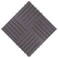 thumbnail image 4 of vidaXL Decking Tiles 20 pcs Gray Wash 11.8"x11.8" Solid Acacia Wood, 4 of 7