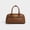 Brown, variant on Vintage Woven PU Boston Handbag Multi Carry Crossbody Shoulder Bag For Women Coffee Brown