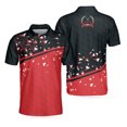 thumbnail image 1 of Maillot de Golf à Manches Courtes pour Hommes Séchage Rapide Respirant, Anti-Rides, Absorbant l'Humidité Vêtements de Sport d'Été, 1 of 3