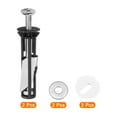thumbnail image 3 of Kit de tornillos para asiento de inodoro Uxcell de 2 piezas, tornillos para tanque de inodoro con tuercas, arandelas y juntas para reparación de inodoro, 3 of 7