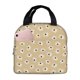 thumbnail image 1 of Easygdp Daisies Flowers Bolsa Térmica Premium - Tela Oxford Impermeable, Gran Capacidad, Bolsillo Frontal, Unisex para Trabajo, Escuela, Actividades al Aire Libre y Picnics, 1 of 8