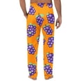 thumbnail image 5 of Pantalones largos para hombre con estampado de cintura elástica y bolsillo con cordón, pantalones largos de poliéster para hombre, 5 of 5