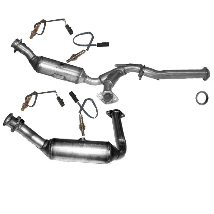 Front Y Pipe Catalytic Converters O2 Sensors For Ford Ranger 3 0l 4 0l 07 11 Walmart Com Walmart Com