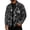 Black, variant on GrmtClth Mens Leaf Camo Woodland Pattern Trucker Jacket Long Sleeve Snap Button Relaxed Fit Autumn Daily Outerwear Green M