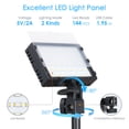 thumbnail image 1 of Andoer RGB LED Video Light + C Clamp Light Stand Set Temperatura bicolor 2600K-6000K Brillo ajustabl Andoer Lámpara de fotografía, 1 of 6
