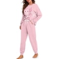thumbnail image 2 of SCRAWLGOD Music Axolotl Pajamas Women Long Sleeve Pjs for Women Pj Fall Trendy Clothes Size 2X-Large Crewneck 2 Pj Sets Breathable Womens Pajama Set Fall, 2 of 7