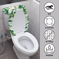 thumbnail image 3 of HELLHERO Cross Flower Elastic Edge Adjustable Fits All Toilet Shapes Polyester Fabric Bathroom Seat Covers Bathroom Home Machine Washable Dust-Proof U-Shaped, 3 of 8