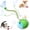 Green, variant on Speed Tail 2.0 Interactive Cat Toy, Automatic Rolling Ball with Elastic Tail for Indoor Cats, Motion-Activated with Chirping Sound, Rechargeable (Yellow)