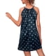 thumbnail image 1 of Qarigey Vestido informal con estampado sin mangas bohemio elegante estético vestido playero fiesta de vacaciones ropa de moda de verano Vestidos Azul oscuro 2XL Qarigey AP010895-77, 1 of 6