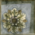 thumbnail image 2 of Goldberger, Jennifer 15x15 White Modern Wood Framed Museum Art Print Titled - Small Rosette and Damask I, 2 of 4