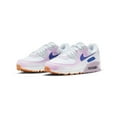 thumbnail image 3 of Women's Nike Air Max 90 White/Lapis-Doll-Pure Platinum (DX3316 100) - 9.5, 3 of 5