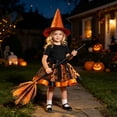 thumbnail image 2 of BOOMNY Halloween Toddler Baby Girls Witch Dress Up Funny Hallowmas Party Outfits Sets Playful Stage Performance Clothes Set, 2 of 4