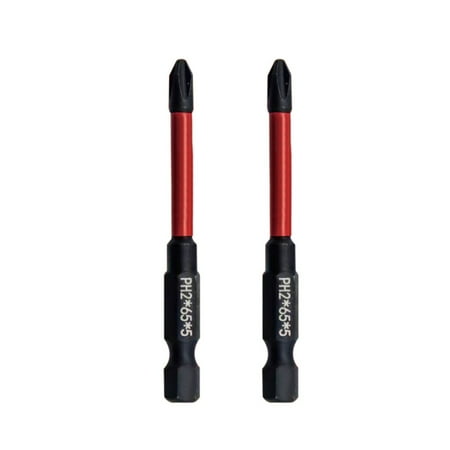 

HRC63 Degree Magnetic Cross Screwdriver Bits PH2 Multipurpose Wear-resistant
