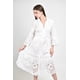 thumbnail image 5 of Vestido camisero de encaje bordado Roman Fashion /Juvenil, 107 (Blanco) blanco G, 5 of 5