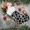 thumbnail image 6 of GZHJMY Cow Print Christmas Stocking, Personalized Large Candy Stocking Hanging Gift, Xmas Stockings Decoration for Family Holiday Party Ornaments Decor Fireplace, 6 of 7