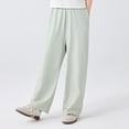 thumbnail image 5 of Girls' Pants Wide Leg High Waist Casual Sweatpants Summer Tween Flowy Baggy Joggers with Pockets Kids Back to School Clothes, 5 of 5