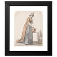 thumbnail image 2 of Paul Sandby 20x24 Black Modern Framed Museum Art Print Titled - Sara Hough, Mrs. T. P. Sandby's Nursery Maid (ca. 1805), 2 of 5