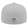 thumbnail image 4 of Men's New Era Gray Pittsburgh Steelers 2025 Sideline  59FIFTY Fitted Hat, 4 of 5