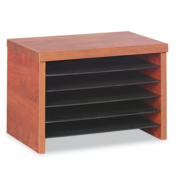 Alera Valencia Under Counter File Organizer Shelf, 15 3/4w x 9 7/8d x 10 7/8h, Cherry -ALEVA316012MC