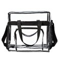 thumbnail image 3 of Ihvewuo Transparent Plastic Clear Stadium Tote Bag For Women With Handle Adjustable Strap Pvc Beach Cross-Body Shoulder Clear Bconcert Approved Bags For Gym Sports Games, 3 of 9
