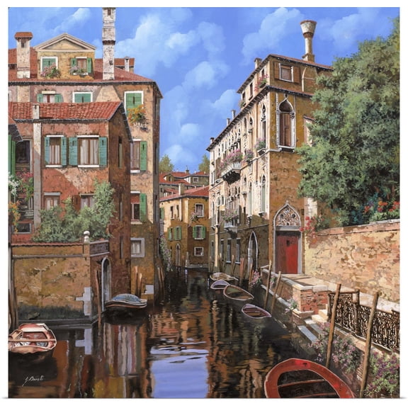 Great BIG Canvas | Rolled Guido Borelli Poster Print entitled Luce a Venezia