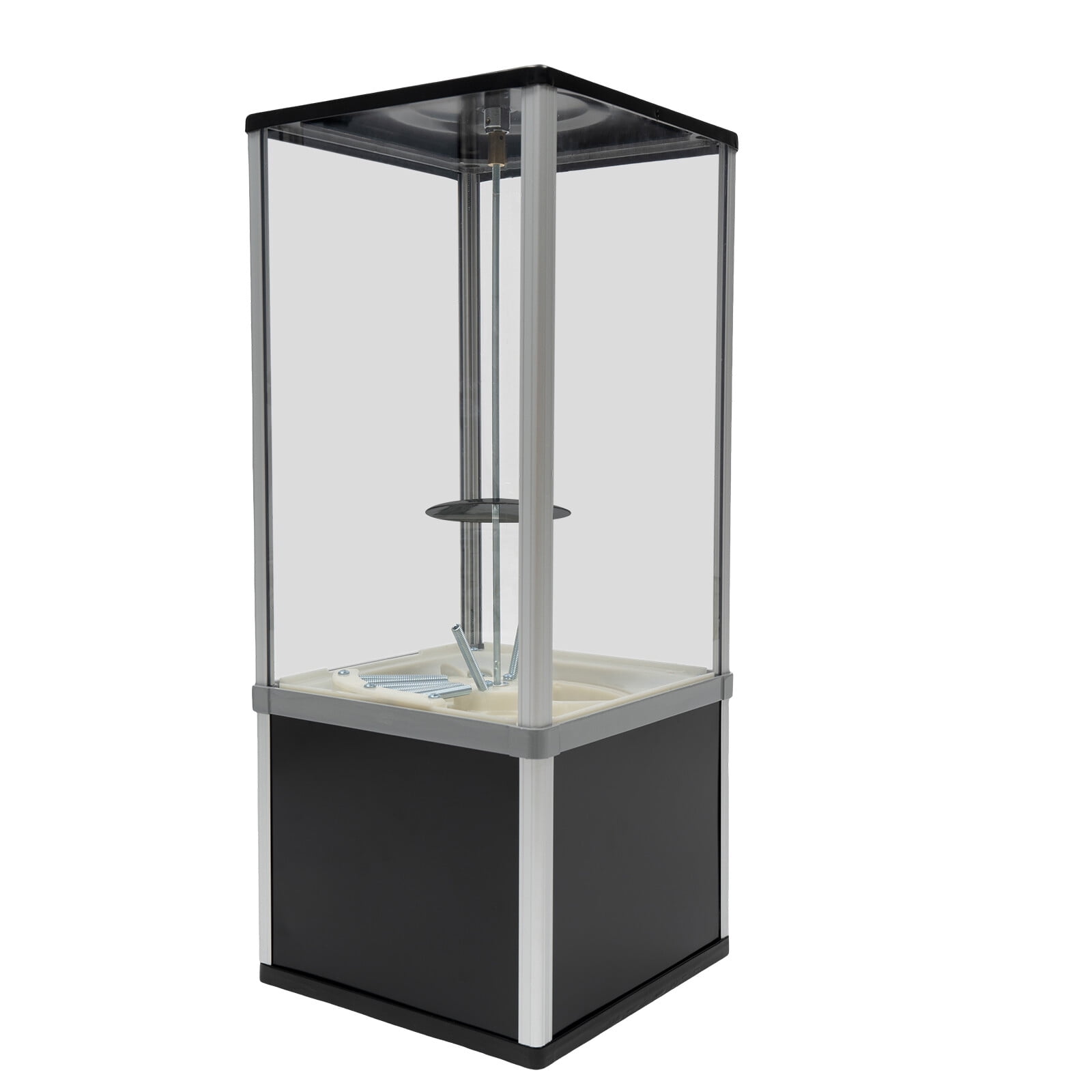 Gumball Machine Vending Coin Bank Vintage Candy Dispenser, Black