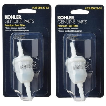 Kohler 25 050 22-S1 Fuel Filter, 2 Pack