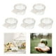 thumbnail image 5 of WORGEOUS 5pcs cuencos para loros colgantes alimentadores de loros transparentes comederos de aves multifunción, 5 of 8