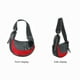 thumbnail image 5 of Mochila Bandolera para Perros y Gatos Pequeños, Transpirable, de Malla, con Asas Ajustables y Acolchadas. Ideal para Viajes., 5 of 7