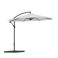 thumbnail image 2 of Westin Outdoor 50 Lbs White Patio Offset Cantilever Umbrella with Base, 2 of 7