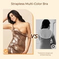 thumbnail image 3 of Women's Sticky Bra Push up Invisible Adhesive Bra Strapless Silicone Bra Multiple Colors Sizes Reusable for Backless Dress, 3 of 5