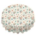 thumbnail image 2 of Pioneer Flower Floral Print Pattern Round Tablecloth 60 X 60 Inch, Wrinkle Resistant Wipeable Table Cloth for Kitchen Dining Picnic Patio Party, 2 of 6