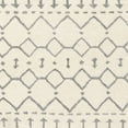 thumbnail image 4 of SAFAVIEH Himalaya Darin Geometric Wool Area Rug, Ivory/Grey, 6' x 6' Square, 4 of 4