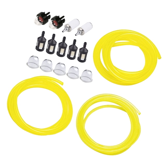 S SERENABLE 5 Feet 3 Sizes Fuel Line Hose with Snap In Primer Bulb, Primer d Bulb,