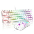 thumbnail image 1 of Combo de teclado y ratón para juegos RedThunder 60% RGB White, 1 of 7