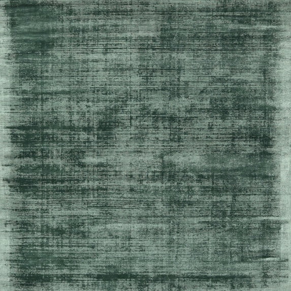 Ahgly Company Indoor Square Contemporary Green Abstract Area Rugs, 4' Square
