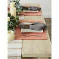 thumbnail image 5 of Contemporary Home Living Set of 6 2" Brown and Black Rub Finish Wood Band Napkin Rings, 5 of 6