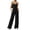 273#Black, variant on Jumpsuits for Women Sleeveless Spaghetti Strap Womens Jumpsuit One Piece Wide Leg Summer Romper With Pockets 2026 Pink L