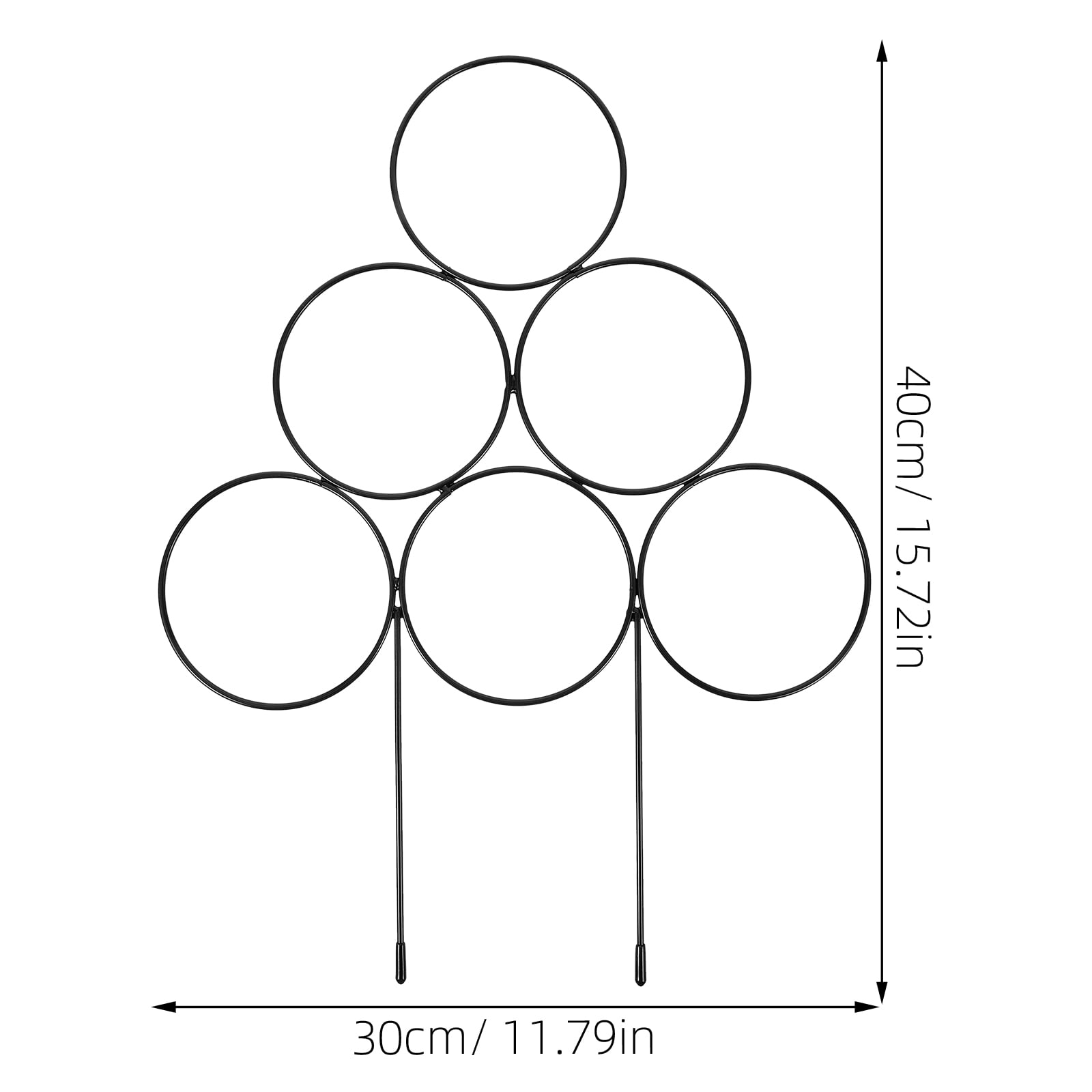 FENGGUIQU Plant Trellis for Climbing Plants Easy to Use Durable Support for Home Garden 4Pcs